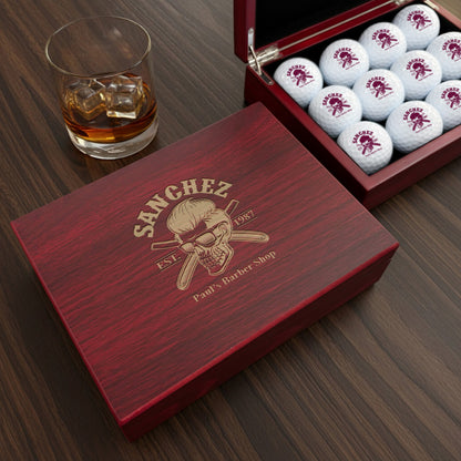 Barber Personalized Golf Ball Gift Set