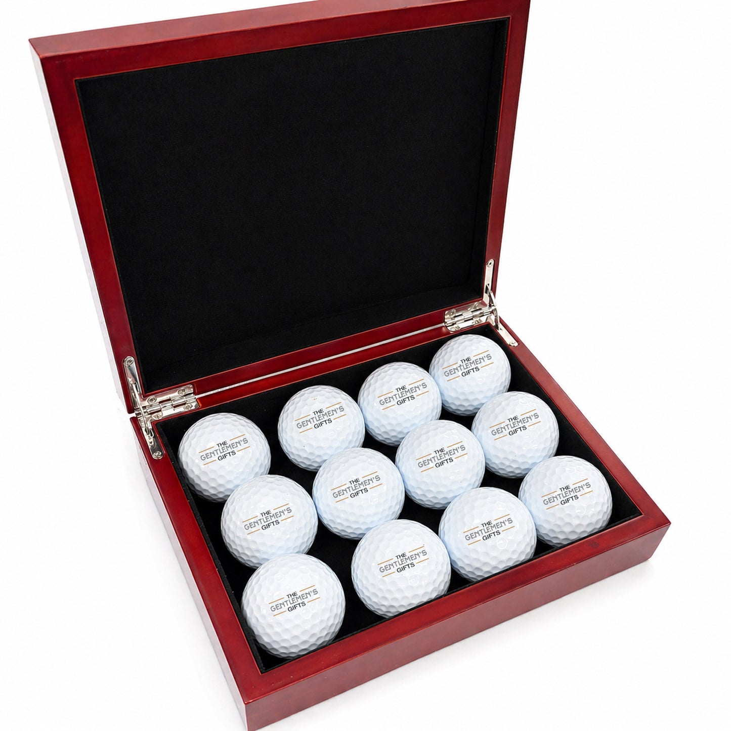 Golf Ball Box Rosewood Finish (Balls Not Included) (12/Case)