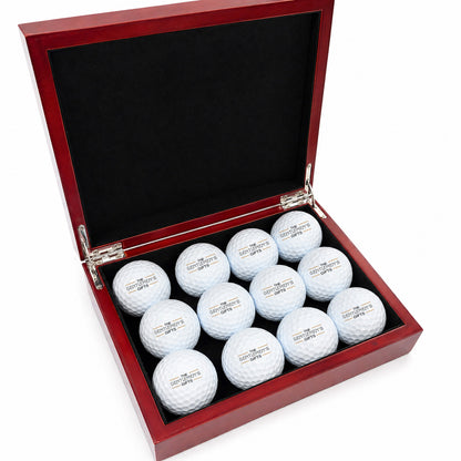 Golf Ball Box Rosewood Finish (Balls Not Included) (12/Case)