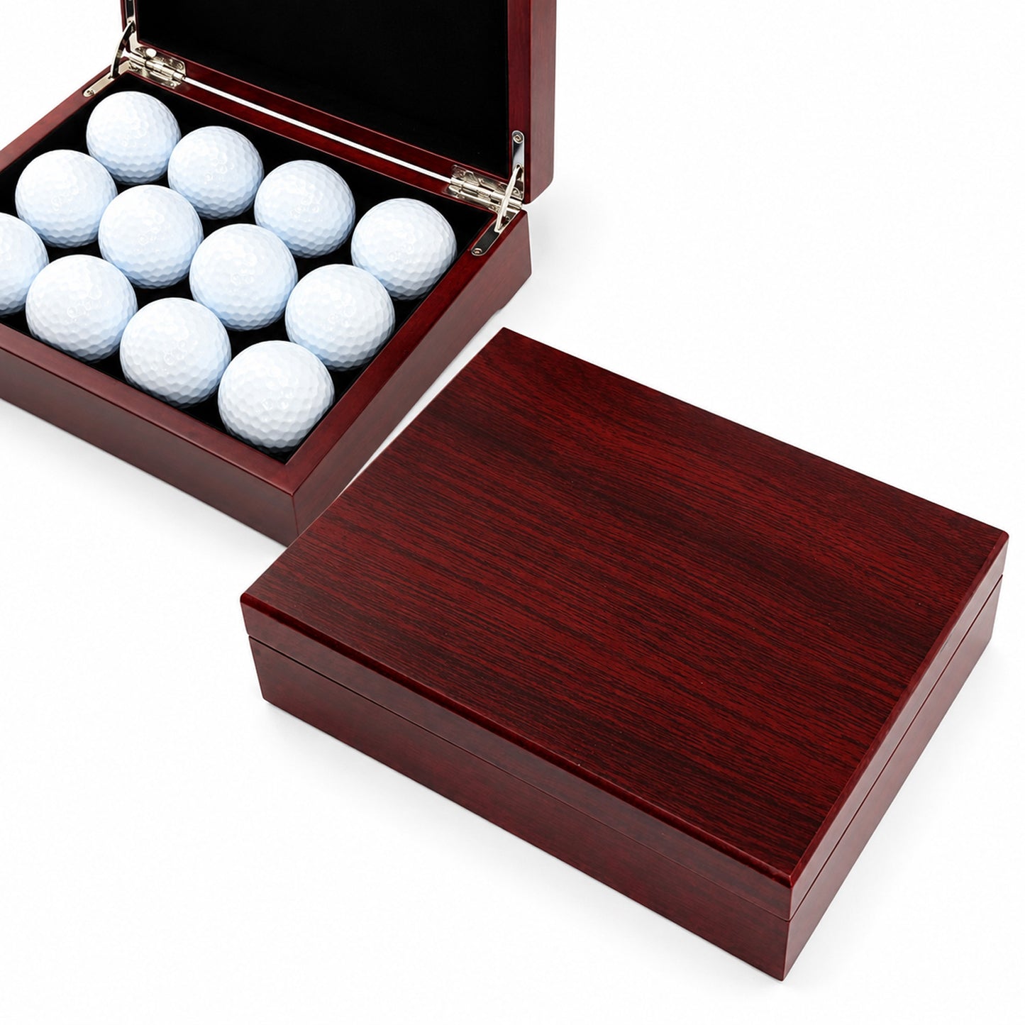 Golf Ball Box Rosewood Finish (Balls Not Included) (12/Case)