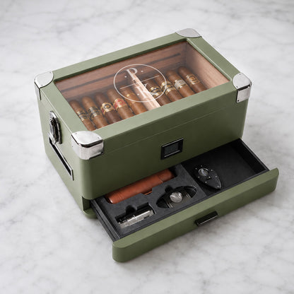 Military Personalized Cigar Humidor