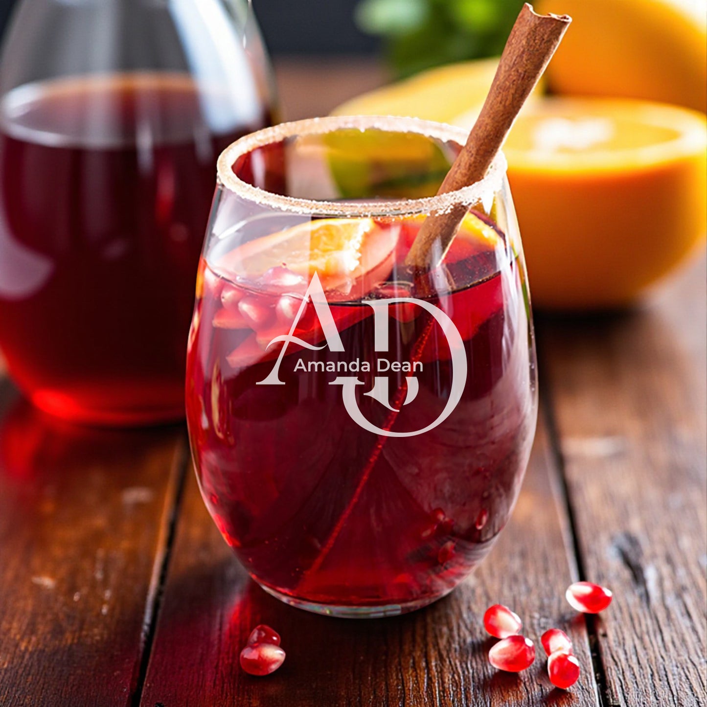 Monogram Personalized Wine Glass