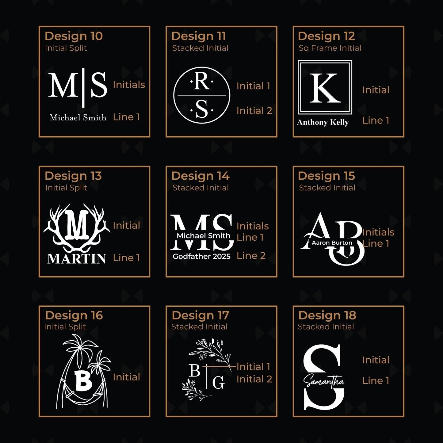 Monogram Personalized Whiskey Decanter with Whiskey Rocks Glasses Set - 3pc