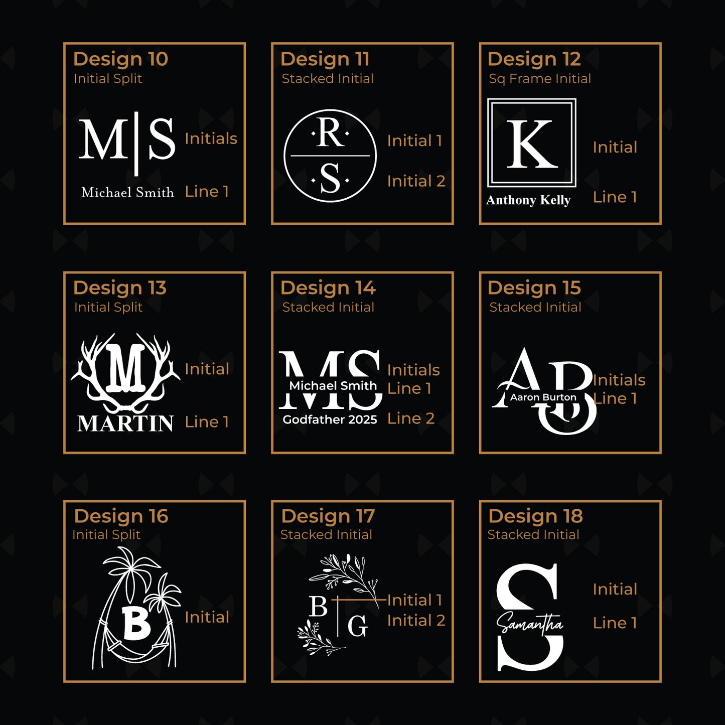 Monogram Personalized Cigar Humidor 50 Count