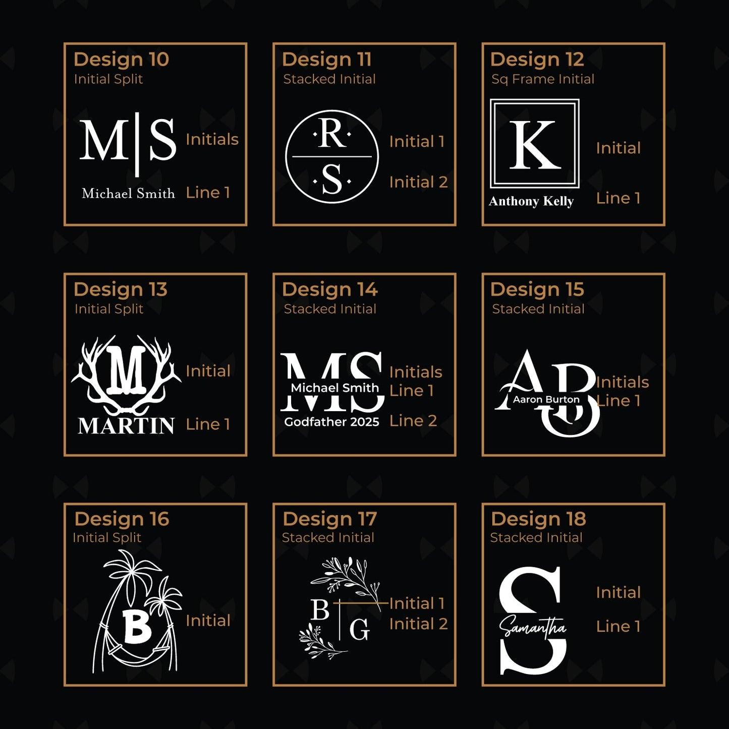 Monogram Personalized Beer Snifter - Set of 4