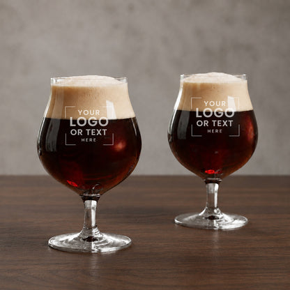 Custom Logo Personalized Beer Snifter - Set of 4