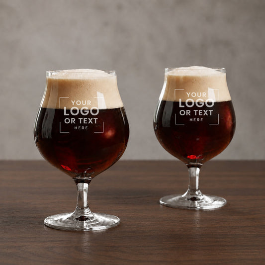 Custom Logo Personalized Beer Snifter - Set of 4