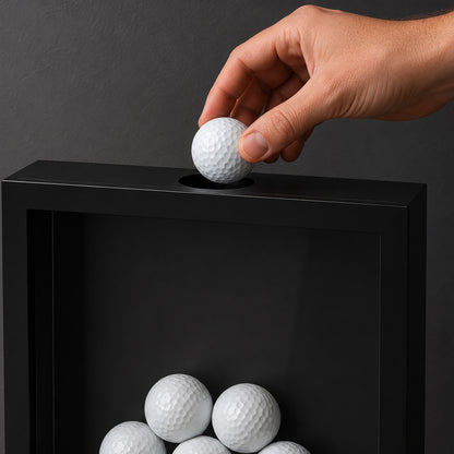 Personalized Golf Ball Shadow Box Display Case
