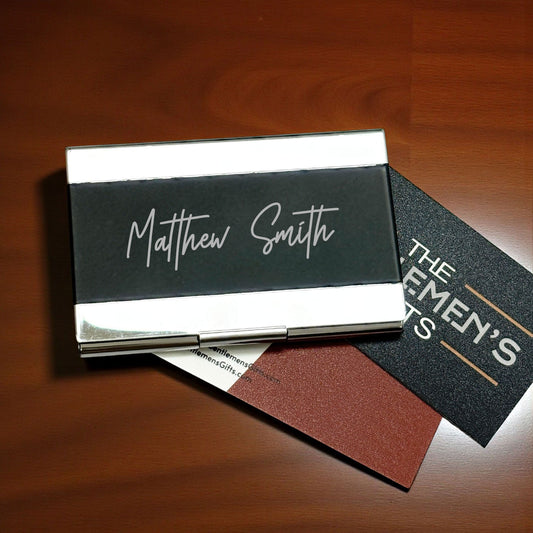 Signature Personalized Business Card Case