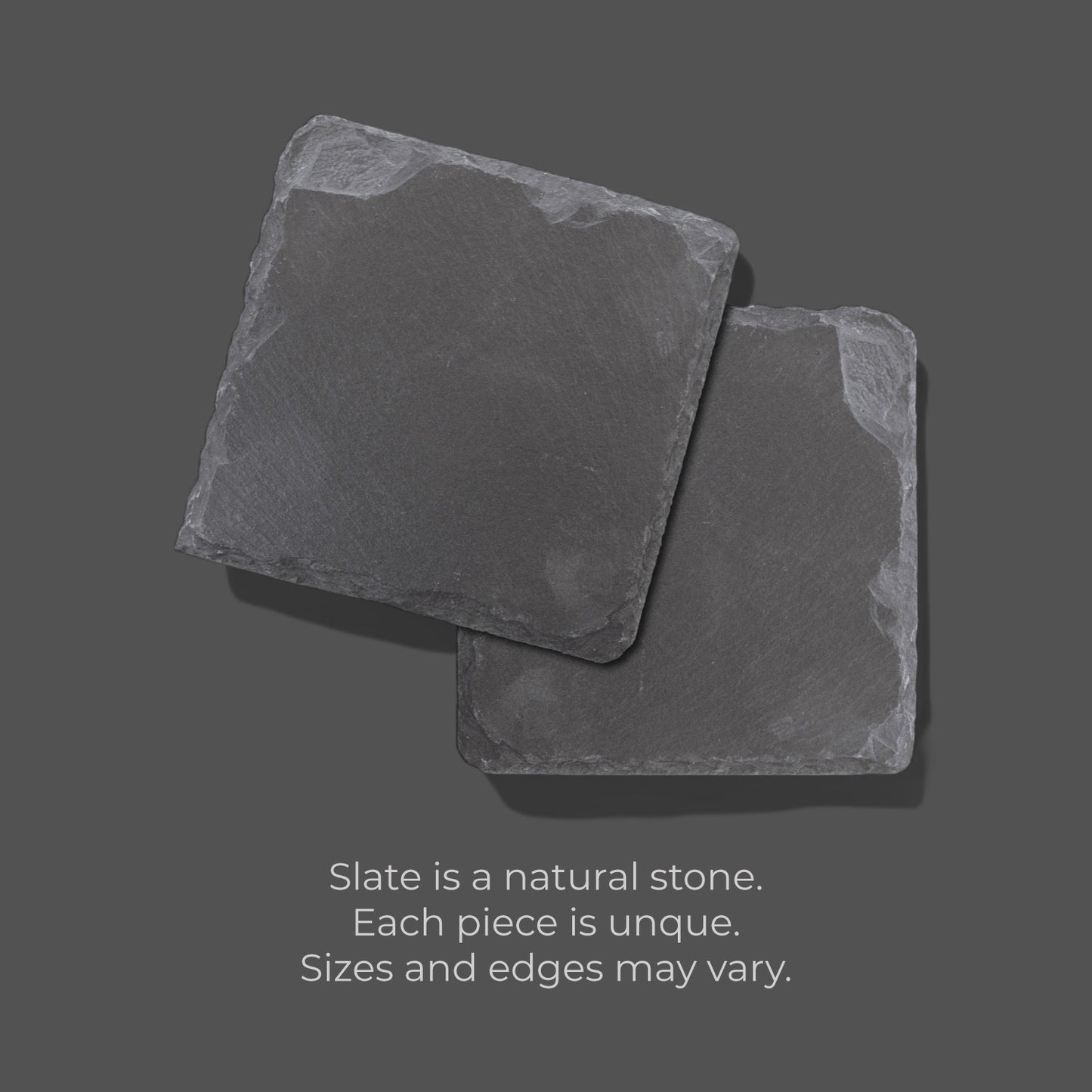 Pineapple Personalized Slate Coasters, Set of 4