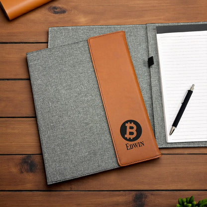 Bitcoin Crypto Personalized Full Pad Portfolio