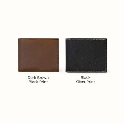 Golf Personalized Leather Bi-Fold Wallet