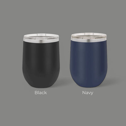 Custom Logo Personalized 12 oz Stemless Wine Cup