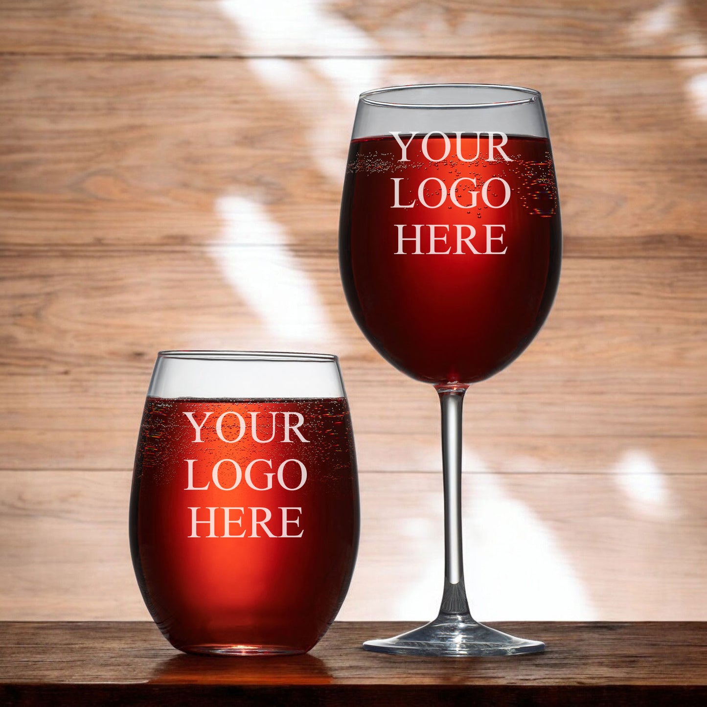 Custom Logo Personalized Wine Glass