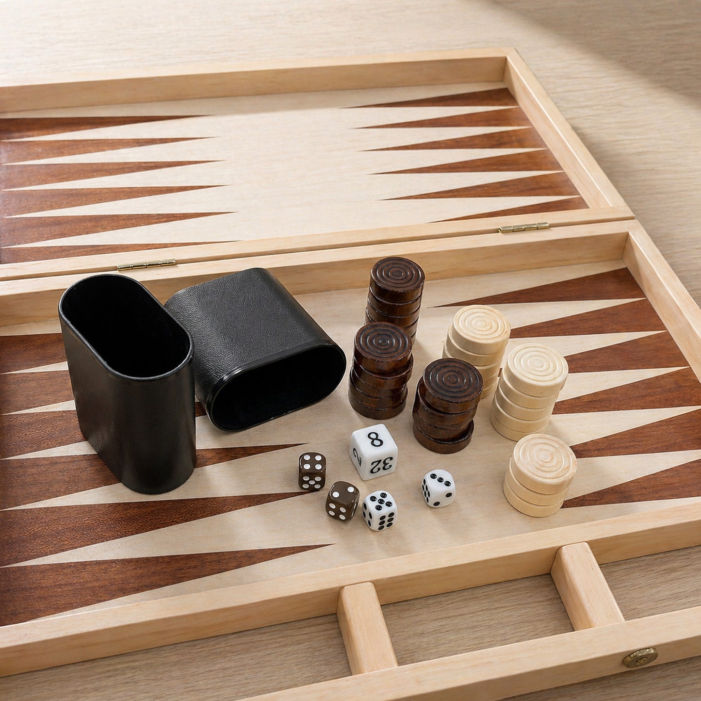 Hockey Personalized Backgammon Game Set