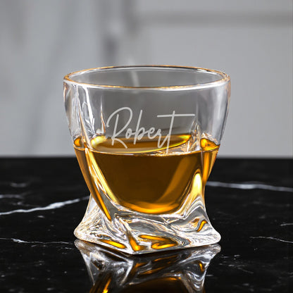 Signature Collection Personalized Twist Whiskey Glass