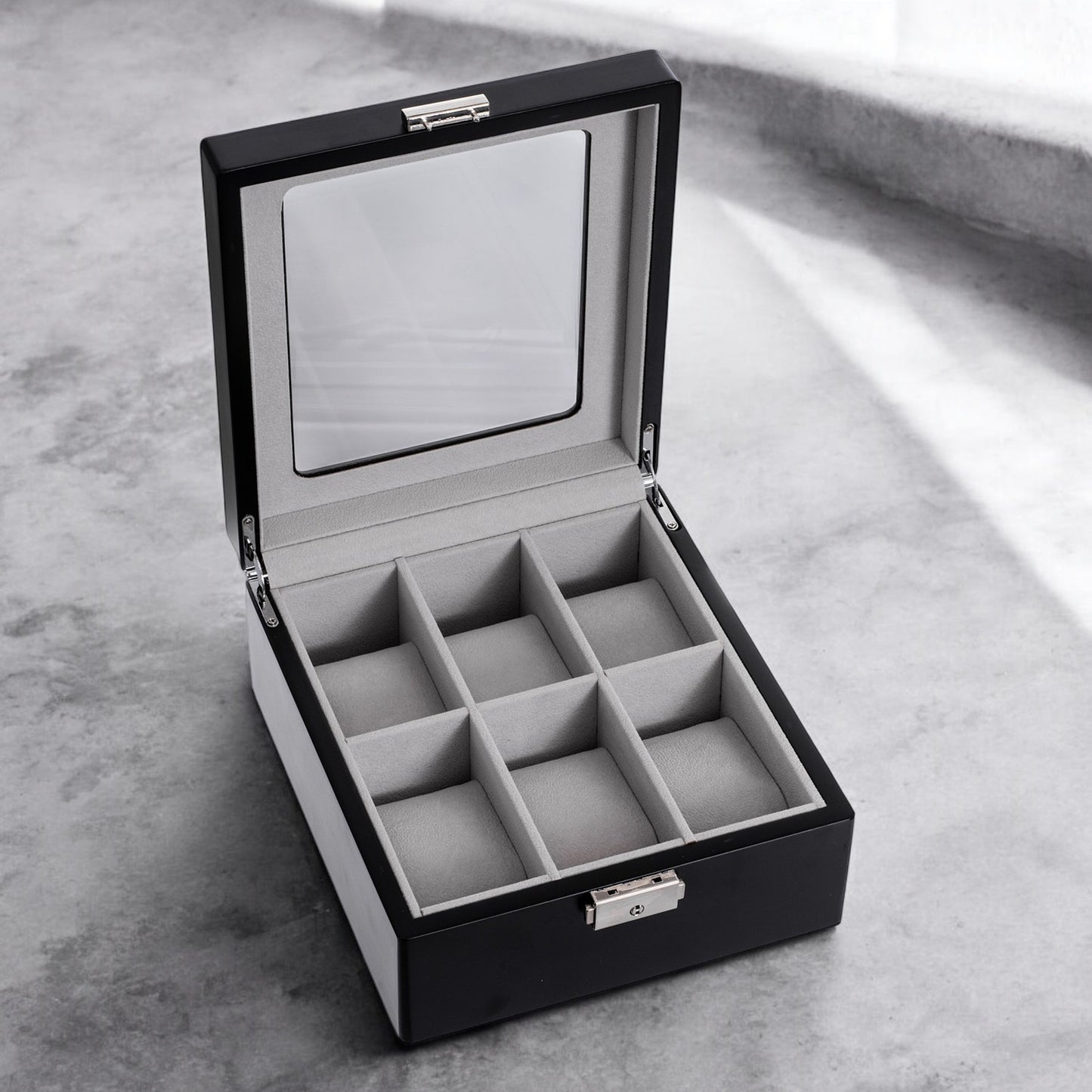 Pineapple Personalized Wooden 6-Slot Watch Box