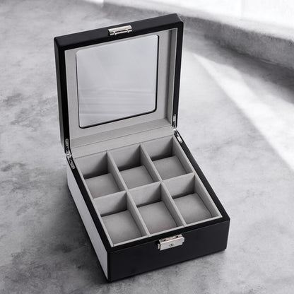 Pineapple Personalized Wooden 6-Slot Watch Box