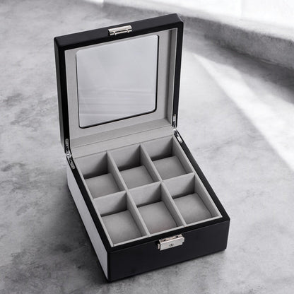 Hunting Personalized Wooden 6-Slot Watch Box