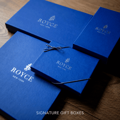 ROYCE New York Monogrammed Executive Refillable Journal