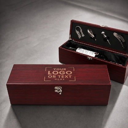 Custom Logo Personalized Wine Gift Box Set