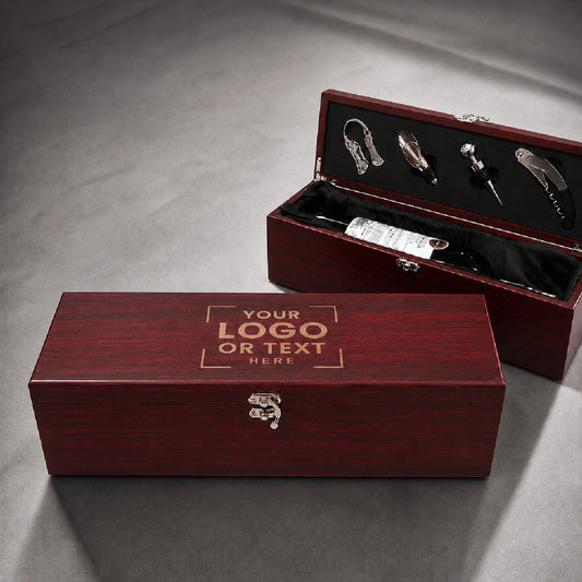 Custom Logo Personalized Wine Gift Box Set